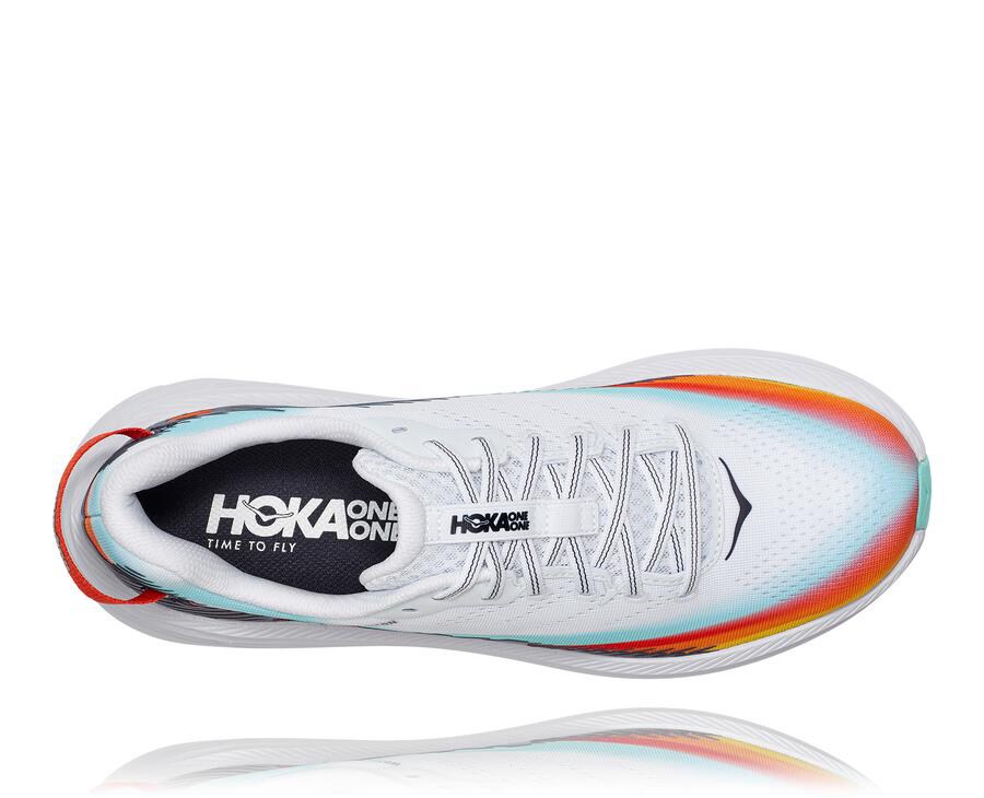 Zapatillas Running Hoka One One Hombre - Ironman Rincon 2 - Blancas/Azules - FZT742513